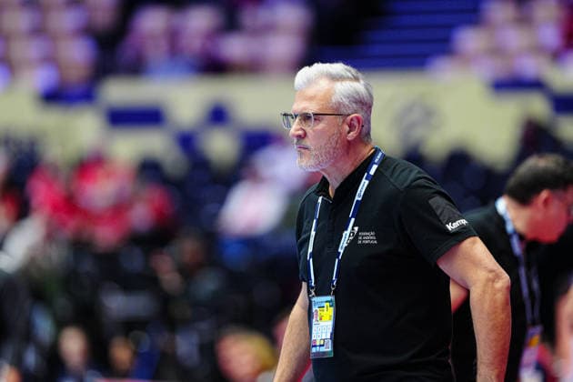 Paulo Pereira Portugal, Coach DEN, Portugal vs Norway, Handball, EHF European Championship 2026, Main Round, Matchday 3, 26 01 2026 DEN, Portugal vs Norway, Handball, EHF European Championship 2026, Main Round, Matchday 3, 26 01 2026 Herning Copyright: xEibner-Pressefoto MarcelxvonxFehrnx EP_MFN