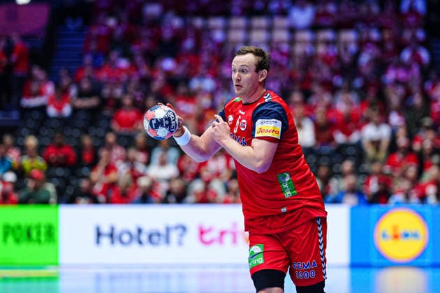 Sander Sagosen Norway, 05 DEN, Portugal vs Norway, Handball, EHF European Championship 2026, Main Round, Matchday 3, 26 01 2026 DEN, Portugal vs Norway, Handball, EHF European Championship 2026, Main Round, Matchday 3, 26 01 2026 Herning Copyright: xEibner-Pressefoto MarcelxvonxFehrnx EP_MFN