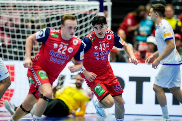 Handball European Championship 2026 Portugal Norway Herning, Denmark 20260126 Simen Ulstad Lyse during the European Championship handball match between Portugal and Norway at Boxen arena in Herning Photo Stian Lysberg Solum NTB Herning Denmark EDITORIAL USE ONLY RESTRICTED USE FOR BETTING COMPANIES  Copyright: xStianxLysbergxSolumx xNTBx