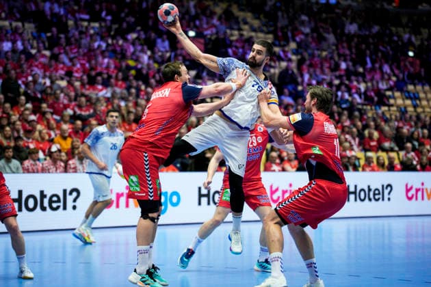 Handball European Championship 2026 Portugal Norway Herning, Denmark 20260126 Martim Costa during the European Championship handball match between Portugal and Norway at Boxen arena in Herning Photo Stian Lysberg Solum NTB Herning Denmark EDITORIAL USE ONLY RESTRICTED USE FOR BETTING COMPANIES  Copyright: xStianxLysbergxSolumx xNTBx