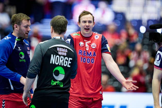 Handball European Championship 2026 Portugal Norway Herning, Denmark 20260126 Sander Sagosen after the European Championship handball match between Portugal and Norway in the Boxen arena in Herning Photo Stian Lysberg Solum NTB Herning Denmark EDITORIAL USE ONLY RESTRICTED USE FOR BETTING COMPANIES  Copyright: xStianxLysbergxSolumx xNTBx
