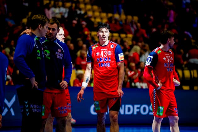 Handball European Championship 2026 Portugal Norway Herning, Denmark 20260126 Simen Lyse after the European Championship handball match between Portugal and Norway in the Boxen arena in Herning Photo Stian Lysberg Solum NTB Herning Denmark EDITORIAL USE ONLY RESTRICTED USE FOR BETTING COMPANIES  Copyright: xStianxLysbergxSolumx xNTBx