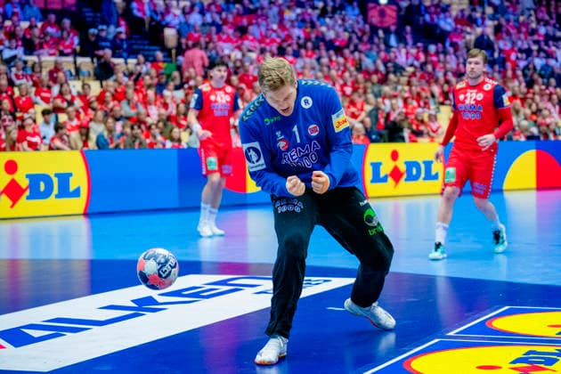Handball European Championship 2026 Portugal Norway Herning, Denmark 20260126 Robin Haug during the European Championship handball match between Portugal and Norway in the Boxen arena in Herning Photo Stian Lysberg Solum NTB Herning Denmark EDITORIAL USE ONLY RESTRICTED USE FOR BETTING COMPANIES  Copyright: xStianxLysbergxSolumx xNTBx