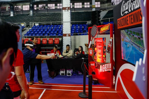 Philippine Women s Open A visitor plays virtual tennis at the fan zone during day one of the Philippine Women s Open in Manila, Philippines on January 26, 2026. The Philippine Women s Open runs from January 26 to 31 2026 Manila Philippines  Copyright: xMatrixxImagesx xMarkxCristinox