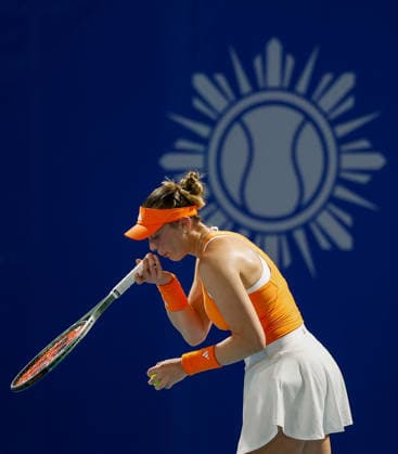 Philippine Women s Open Alina Charaeva of Russia reacts during her tennis match against Alexandra Eala of the Philippines during day one of the Philippine Women s Open in Manila, Philippines on January 26, 2026. The Philippine Women s Open runs from January 26 to 31 2026 Manila Philippines  Copyright: xMatrixxImagesx xMarkxCristinox