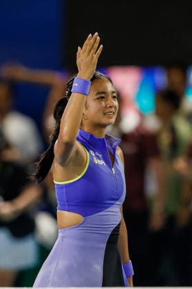 Philippine Women s Open Alexandra Eala of the Philippines reacts after defeating Alina Charaeva of Russia during day one of the Philippine Women s Open in Manila, Philippines on January 26, 2026. The Philippine Women s Open runs from January 26 to 31 2026 Manila Philippines  Copyright: xMatrixxImagesx xMarkxCristinox