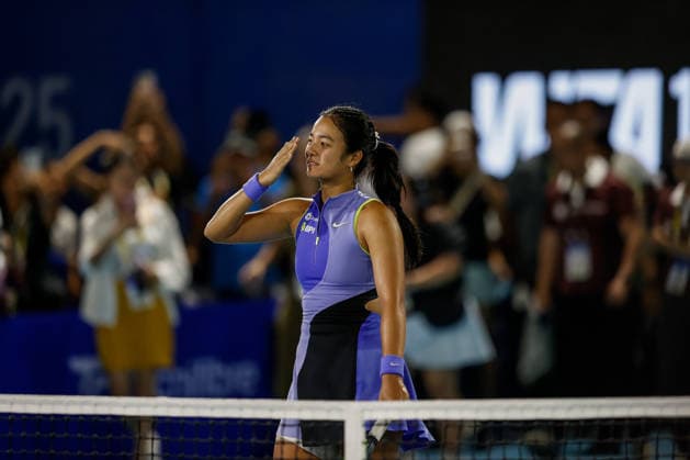 Philippine Women s Open Alexandra Eala of the Philippines reacts after defeating Alina Charaeva of Russia during day one of the Philippine Women s Open in Manila, Philippines on January 26, 2026. The Philippine Women s Open runs from January 26 to 31 2026 Manila Philippines  Copyright: xMatrixxImagesx xMarkxCristinox
