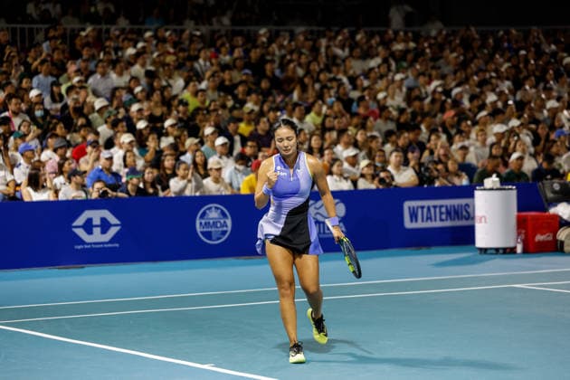 Philippine Women s Open Alexandra Eala of the Philippines in action against Alina Charaeva of Russia during day one of the Philippine Women s Open in Manila, Philippines on January 26, 2026. The Philippine Women s Open runs from January 26 to 31 2026 Manila Philippines  Copyright: xMatrixxImagesx xMarkxCristinox