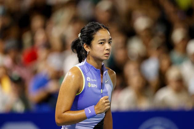 Philippine Women s Open Alexandra Eala of the Philippines reacts during her match against Alina Charaeva of Russia during day one of the Philippine Women s Open in Manila, Philippines on January 26, 2026. The Philippine Women s Open runs from January 26 to 31 2026 Manila Philippines  Copyright: xMatrixxImagesx xMarkxCristinox