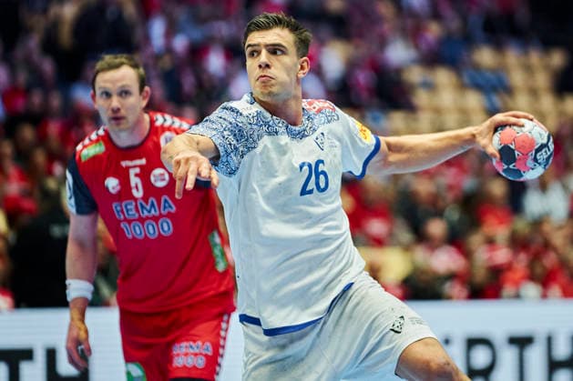 European Men s Handball Championship Portugal Norway Portugal s Francisco Costa during the EHF Euro 2026 main round men s handball match between Portugal and Norway at Jyske Bank Boxen in Herning, Monday, January 26, 2026 Photo Thomas Traasdahl Ritzau Scanpix , Copenhagen Denmark  Copyright: RitzauxScanpix ThomasxTraasdahlx spdk20260126-182230-L