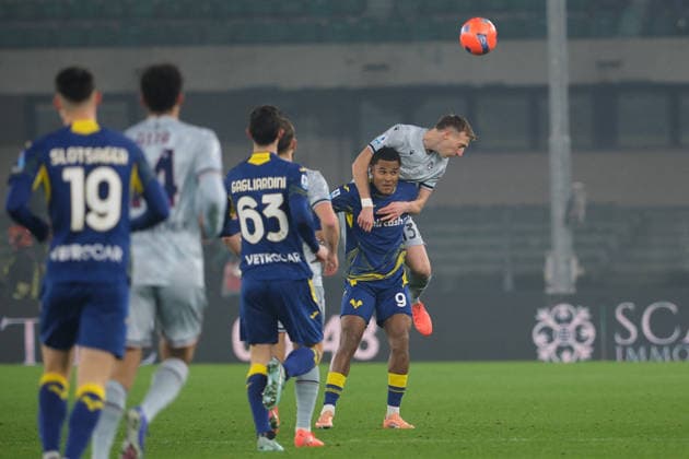 CALCIO - Serie A - Hellas Verona FC VS Udinese Calcio Nicolo Bertola of Udinese Calcio is in action during the soccer match between Hellas Verona FC and Udinese Calcio, MD 22 of Serie A Enilive Italian soccer championship 2025 2026 at Marcantonio Bentegodi Stadium on January 26, 2026, Verona, Italy. Verona Italy  Copyright: xIPAxSport ABACAx