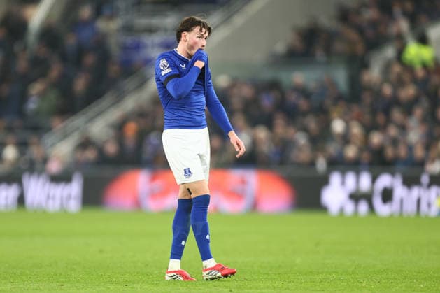 Nathan Patterson of Everton dejected Everton v Leeds, Premier League, Football, Hill Dickinson Stadium, Liverpool, UK - 26 Jan 2026Liverpool Hill Dickinson Stadium United Kingdom EDITORIAL USE ONLY No use with unauthorised audio, video, data, fixture lists, club league logos or live services. Online in-match use limited to 120 images, no video emulation. No use in betting, games or single club league player publications. Copyright: xPhilxOldham Shutterstockx 16426163t
