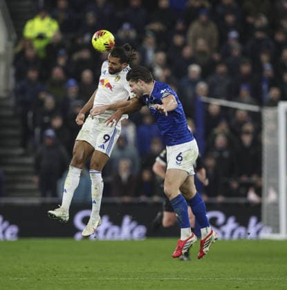 Everton v Leeds United, FA Premier League 26.01.26 Everton v Leeds United, FA Premier League Bradley Ormesher The Times Dominic Calvert-Lewin of Leeds United and James Tarkowski of Everton  Copyright: xBradleyxOrmesherx NINTCHDBPICT001054383397