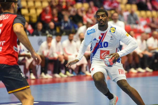 Handball I Men I European Championship 2026 I Main Round Group II I Matchday 3 I Spain France I 26 01 2026 Dika Mem 10, France Copyright: xLobeca JanxKirschnerx