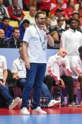 Handball I Men I European Championship 2026 I Main Round Group II I Matchday 3 I Spain France I 26 01 2026 Guillaume Gille Coach, France Copyright: xLobeca JanxKirschnerx