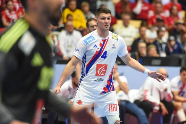 Handball I Men I European Championship 2026 I Main Round Group II I Matchday 3 I Spain France I 26 01 2026 Aymeric Minne 4, France Copyright: xLobeca JanxKirschnerx