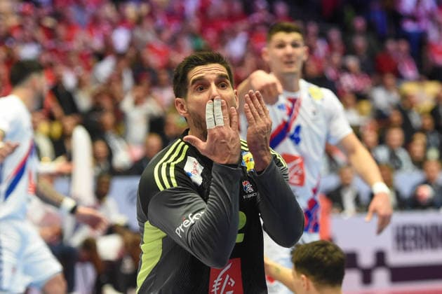 Handball I Men I European Championship 2026 I Main Round Group II I Matchday 3 I Spain France I 26 01 2026 Remi Desbonnet 92, France Copyright: xLobeca JanxKirschnerx