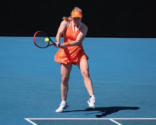 Daniela Hantuchova, Angelique Kerber, Legends Doubles, Australian Open 2026 Melbourne Park, Melbourne, Victoria, Australia Copyright: xJuergenxHasenkopfx