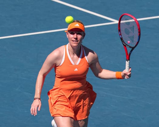 Daniela Hantuchova, Angelique Kerber, Legends Doubles, Australian Open 2026 Melbourne Park, Melbourne, Victoria, Australia Copyright: xJuergenxHasenkopfx