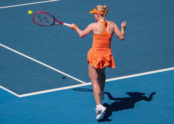 Daniela Hantuchova, Angelique Kerber, Legends Doubles, Australian Open 2026 Melbourne Park, Melbourne, Victoria, Australia Copyright: xJuergenxHasenkopfx