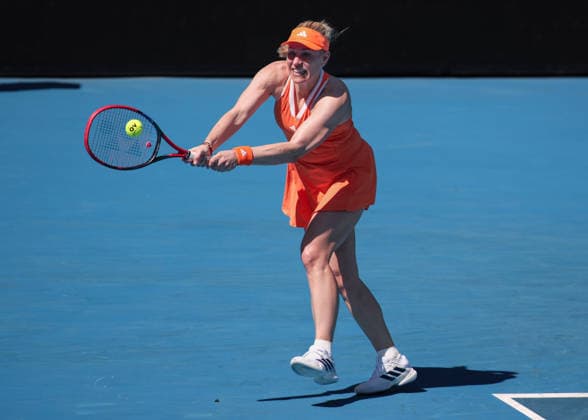 Daniela Hantuchova, Angelique Kerber, Legends Doubles, Australian Open 2026 Melbourne Park, Melbourne, Victoria, Australia Copyright: xJuergenxHasenkopfx