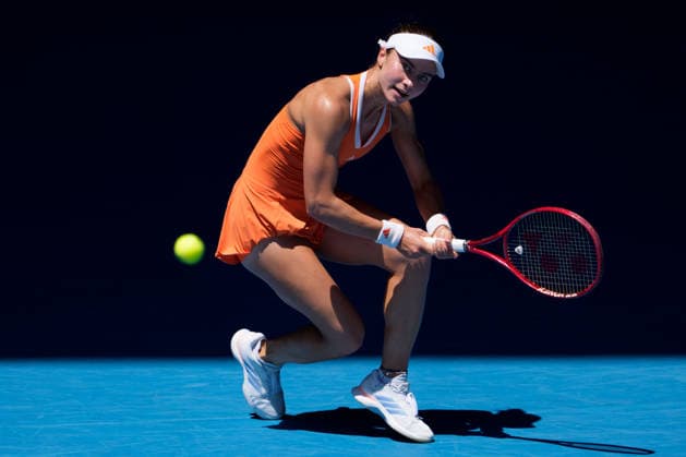 January 27, 2026: 29th seed IVA JOVIC of the USA in action against 1st seed ARYNA SABALENKA of Belarus on Rod Laver Arena in a Men s Singles Quarterfinals match on day 10 of the 2026 Australian Open in Melbourne, Australia. SABALENKA won 63 60. Cal Media Melbourne Australia - ZUMAc04_ 20260127_faf_c04_007 Copyright: xSydneyxLowx