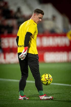 Girona FC Vs Getafe CF in Barcelona, Spain - 26 Jan 2026 Goalkeeper Marc-Andre Ter Stegen (Girona FC) warms up during a La Liga EA Sports match between Girona FC and Getafe CF at Estadi Municipal de Montilivi. Final Score: Girona FC 1:1 Getafe CF Barcelona Spain Copyright: xFelipexMondinox xSOPAxImagesx SP0743-0122