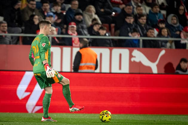 Girona FC Vs Getafe CF in Barcelona, Spain - 26 Jan 2026 Goalkeeper Marc-Andre Ter Stegen (Girona FC) in action during a La Liga EA Sports match between Girona FC and Getafe CF at Estadi Municipal de Montilivi. Final Score: Girona FC 1:1 Getafe CF Barcelona Spain Copyright: xFelipexMondinox xSOPAxImagesx SP0743-0843