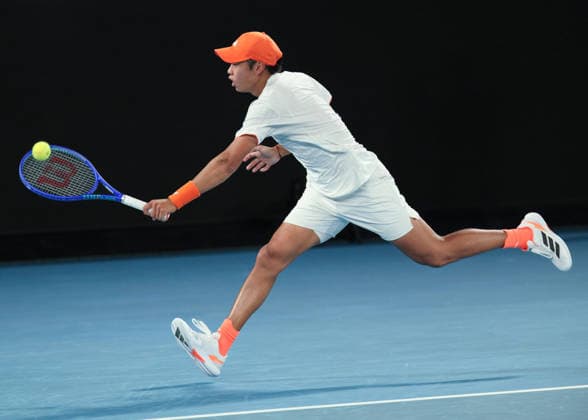 Learner Tien USA , Australian Open 2026 Melbourne Park, Melbourne, Victoria, Australia Copyright: xJuergenxHasenkopfx