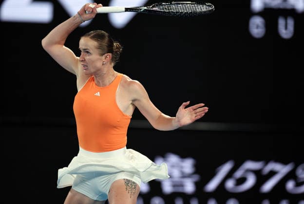 Elina Svitolina during her quarter-final match Australian Open tennis tournament, Day Ten, Melbourne Park, Australia - 27 Jan 2026Melbourne Melbourne Park Victoria (VIC) Australia  Copyright: xEllaxLing Shutterstockx 16403664g