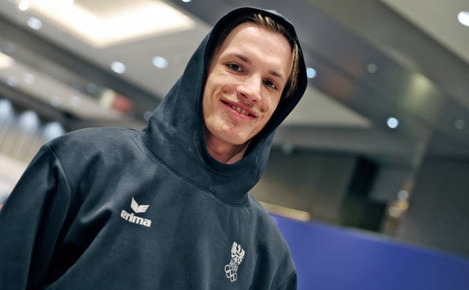 OLYMPICS - Winter Olympic Games, Olympische Spiele, Olympia, OS Milano Cortina 2026 VIENNA,AUSTRIA,27.JAN.26 - OLYMPICS - Winter Olympic Games Milano Cortina 2026, preview, OEOC equipping. Image shows Julius Forer (AUT).  GEPAxpictures xMatthiasxHauer