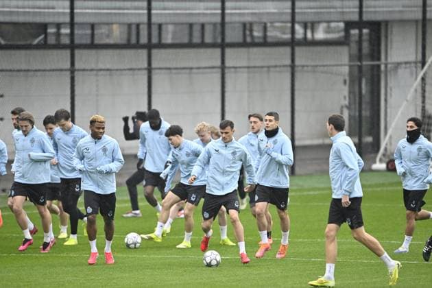 Football, CL, FC Brugge, Training