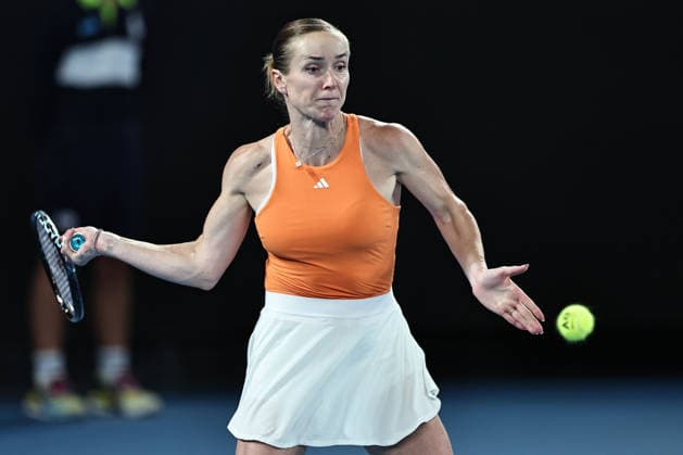 Elina Svitolina, UKR, during quarterfinals of 2026 Australian Open in Melbourne, 27 01 2026