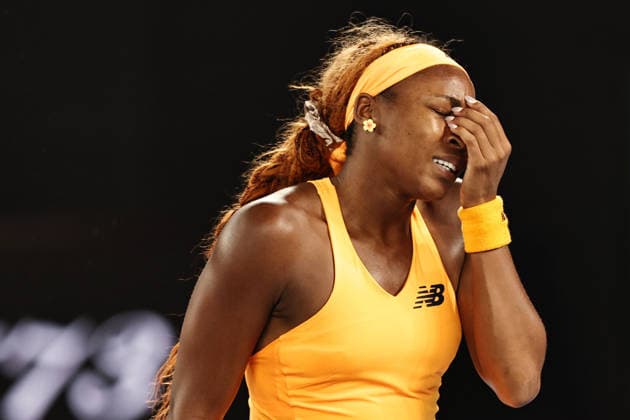 Coco Gauff, USA, during quarterfinals of 2026 Australian Open in Melbourne, 27 01 2026