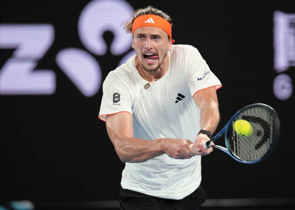 Alexander Zverev GER , Australian Open 2026 Melbourne Park, Melbourne, Victoria, Australia Copyright: xJuergenxHasenkopfx