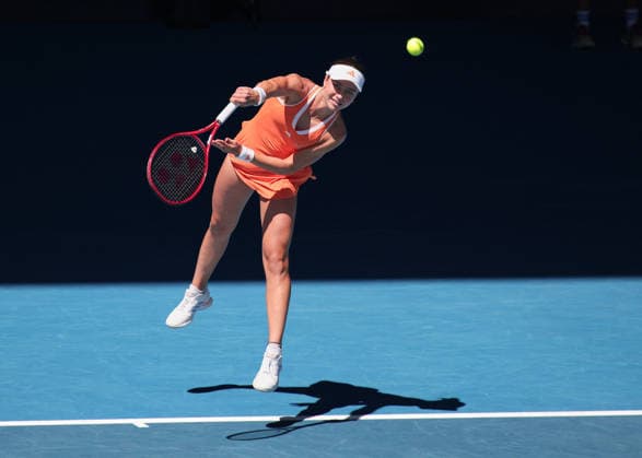 Iva Jovic USA , Australian Open 2026 Melbourne Park, Melbourne, Victoria, Australia Copyright: xJuergenxHasenkopfx