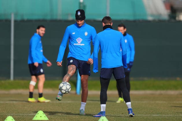 January 27, 2026, Zingonia, Lombardia: Atalanta s Gianluca Scamacca attends a training session at Bortolotti Training Center in Zingonia, Italy, 27 January 2026. Atalanta BC will face Union Saint-Gilloise in their UEFA Champions League soccer match on 28 January. ANSA MICHELE MARAVIGLIA UEFA Champions League MD-1 - Atalanta BC  - ZUMAa110 20260127_zaf_a110_003 Copyright: xMichelexMaravigliax