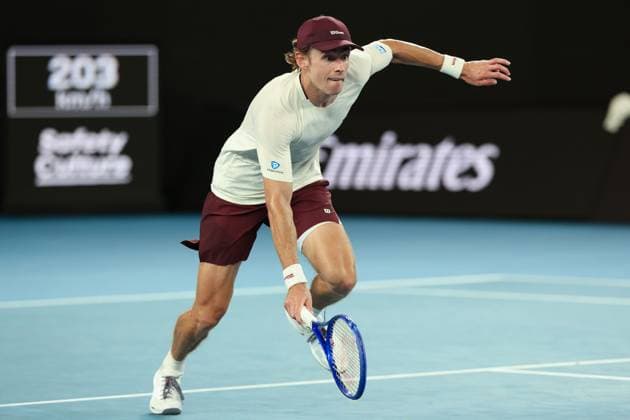 Alex de Minaur during his quarter final match Australian Open tennis tournament, Day Ten, Melbourne Park, Australia - 27 Jan 2026Melbourne Melbourne Park Victoria (VIC) Australia  Copyright: xRachelxBach Shutterstockx 16403663gc