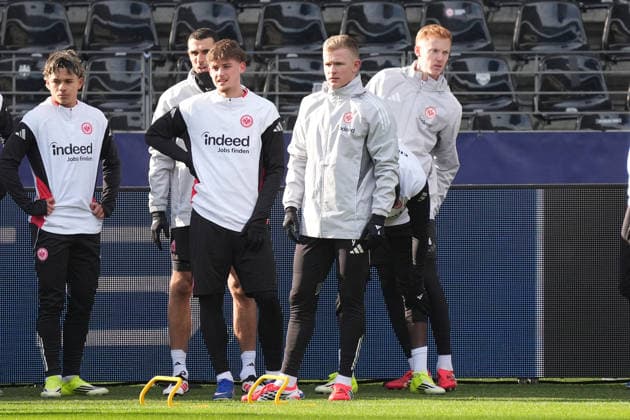 Football, CL, Eintracht Frankfurt, Training