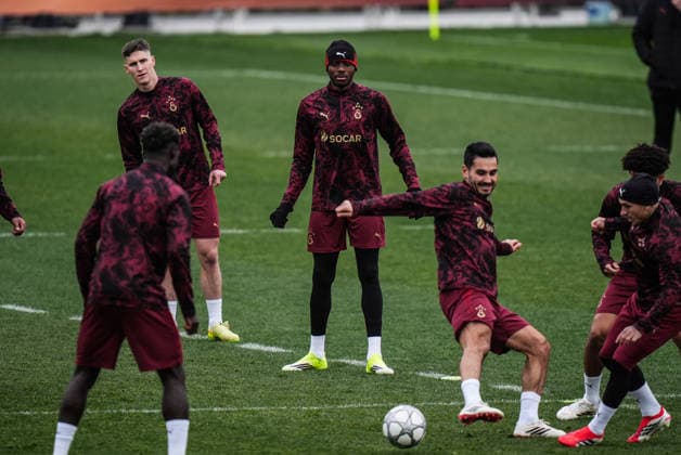 Galatasaray complete preparations for UEFA Champions League clash against Manchester City ISTANBUL, TURKIYE - JANUARY 27: A general view of the training session is seen as Galatasaray players train at Kemerburgaz Metin Oktay Facilities in Istanbul, Turkiye on January 27, 2026. Galatasaray completed their final preparations under the supervision of head coach Okan Buruk ahead of the UEFA Champions League Week 8 away match against Manchester City. Hakan Akgun Anadolu Istanbul Turkey. Editorial use only. Please get in touch for any other usage.  Copyright: x2026xAnadoluxHakanxAkgunx