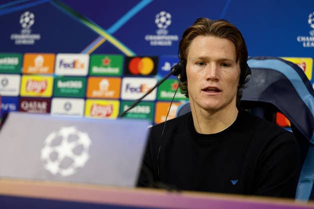 Napoli s Scott McTominay During the Napoli-Chelsea Champions League press conference, PK, Pressekonferenz in the press room at the Diego Armando Maradona Stadium on January 27, 2026.  Copyright: xAlessandroxGarofalo LaPressex