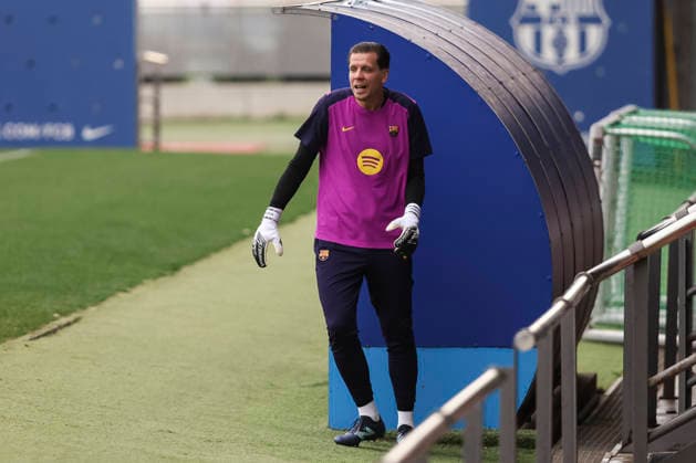 January 27, 2026, Sant Joan Despi, Barcelona, SPAIN: Wojciech Szczesny during the training day of FC Barcelona, Barca ahead UEFA Champions League 2025 26, football match against FC Copenhague at Ciutat Esportiva Joan Gamper on January 27, 2026 in Sant Joan Despi, Barcelona, Spain. Sant Joan Despi SPAIN - ZUMAa181 20260127_zaa_a181_035 Copyright: xJavierxBorregox