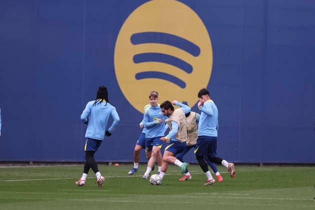 January 27, 2026, Sant Joan Despi, Barcelona, SPAIN: Ferran Torres during the training day of FC Barcelona, Barca ahead UEFA Champions League 2025 26, football match against FC Copenhague at Ciutat Esportiva Joan Gamper on January 27, 2026 in Sant Joan Despi, Barcelona, Spain. Sant Joan Despi SPAIN - ZUMAa181 20260127_zaa_a181_040 Copyright: xJavierxBorregox