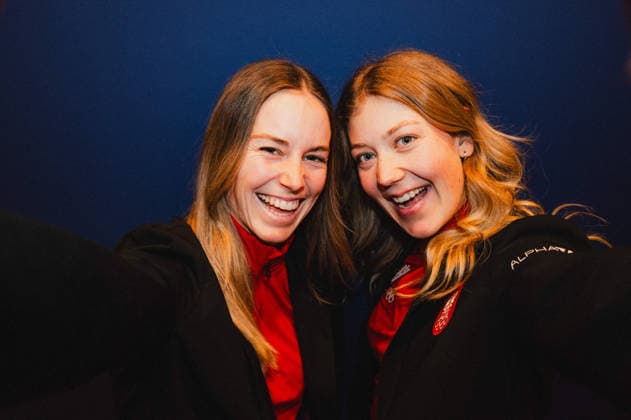 OLYMPICS - Winter Olympic Games, Olympische Spiele, Olympia, OS Milano Cortina 2026 VIENNA,AUSTRIA,26.JAN.26 - OLYMPICS - Winter Olympic Games Milano Cortina 2026, preview, OEOC equipping. Image shows Nina Astner (AUT) and Lisa Hoerhager (AUT).  GEPAxpictures xAlexanderxSolc