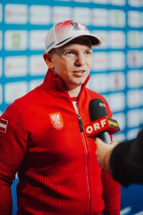 OLYMPICS - Winter Olympic Games, Olympische Spiele, Olympia, OS Milano Cortina 2026 VIENNA,AUSTRIA,26.JAN.26 - OLYMPICS - Winter Olympic Games Milano Cortina 2026, preview, OEOC equipping. Image shows Wolfgang Kindl (AUT) during an interview.  GEPAxpictures xAlexanderxSolc
