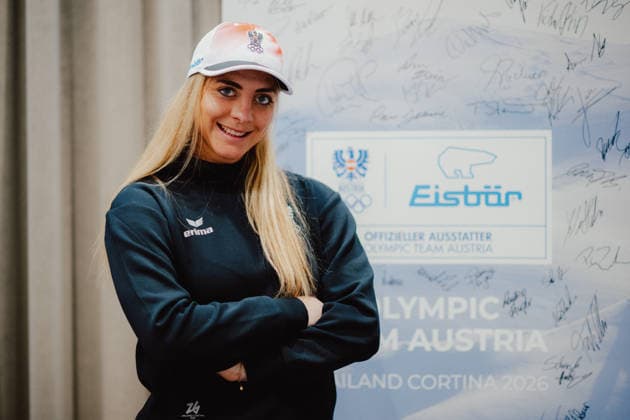 OLYMPICS - Winter Olympic Games, Olympische Spiele, Olympia, OS Milano Cortina 2026 VIENNA,AUSTRIA,26.JAN.26 - OLYMPICS - Winter Olympic Games Milano Cortina 2026, preview, OEOC equipping. Image shows Katharina Gallhuber (AUT).  GEPAxpictures xAlexanderxSolc