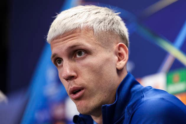 January 27, 2026, Sant Joan Despi, Barcelona, SPAIN: Dani Olmo of FC Barcelona, Barca attends his press conference, PK, Pressekonferenz during the training day of FC Barcelona ahead the UEFA Champions League 2025 26, football match against FC Copenhague at Ciudad Esportiva Joan Gamper on January 27, 2026 in Sant Joan Despi, Barcelona, Spain. Sant Joan Despi SPAIN - ZUMAa181 20260127_zaa_a181_076 Copyright: xJavierxBorregox
