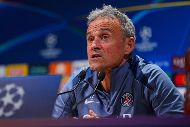 Ahead of PSG v Newcastle United FC - UEFA Champions League AUXERRE, FRANCE - JANUARY 27: Luis Enrique, head coach of Paris Saint-Germain, speaks during a Paris Saint-Germain press conference, PK, Pressekonferenz at the Campus PSG in Poissy, France, on January 27, 2026. Maxime Delacroix Anadolu Poissy France. Editorial use only. Please get in touch for any other usage.  Copyright: x2026xAnadoluxMaximexDelacroixx