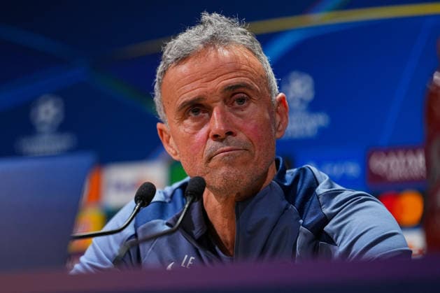 Football, CL, Paris St Germain, Press conference
