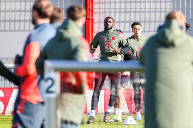 Dayot Upamecano FC Bayern Muenchen, 02 , GER, Final training, FC Bayern Muenchen, Football, UEFA Champions League, League phase, Matchday 8, 2025 2026 season, 27 01 2026, GER, Final training, FC Bayern Muenchen, Football, UEFA Champions League, League phase, Matchday 8, 2025 2026 season, 27 01 2026 Muenchen Copyright: xEibner-Pressefoto JennixMaulx EP_JML